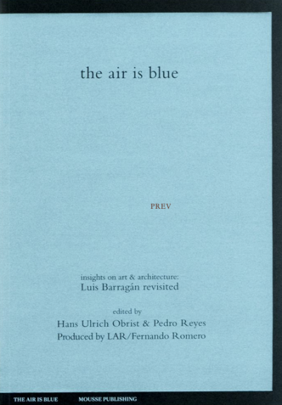 the air is blue