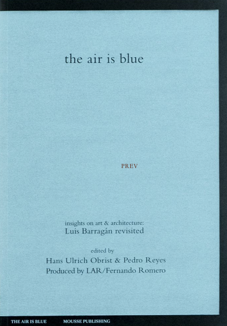 the air is blue