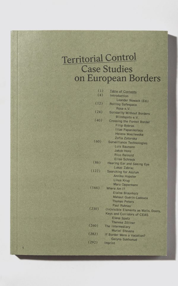 Territorial Control - Case Studies on European Borders